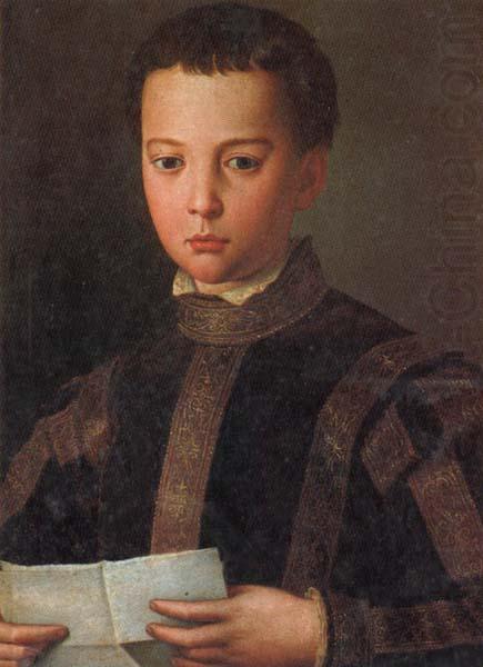 Agnolo Bronzino Portrait of Francesco I as a Young Man china oil painting image